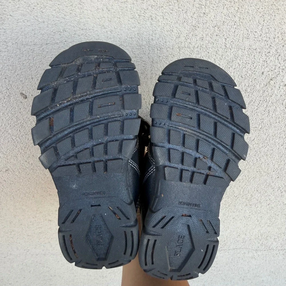 The Childrens Place Boys Black Snow Boots Winter Hook Loop Size 11 4097232869